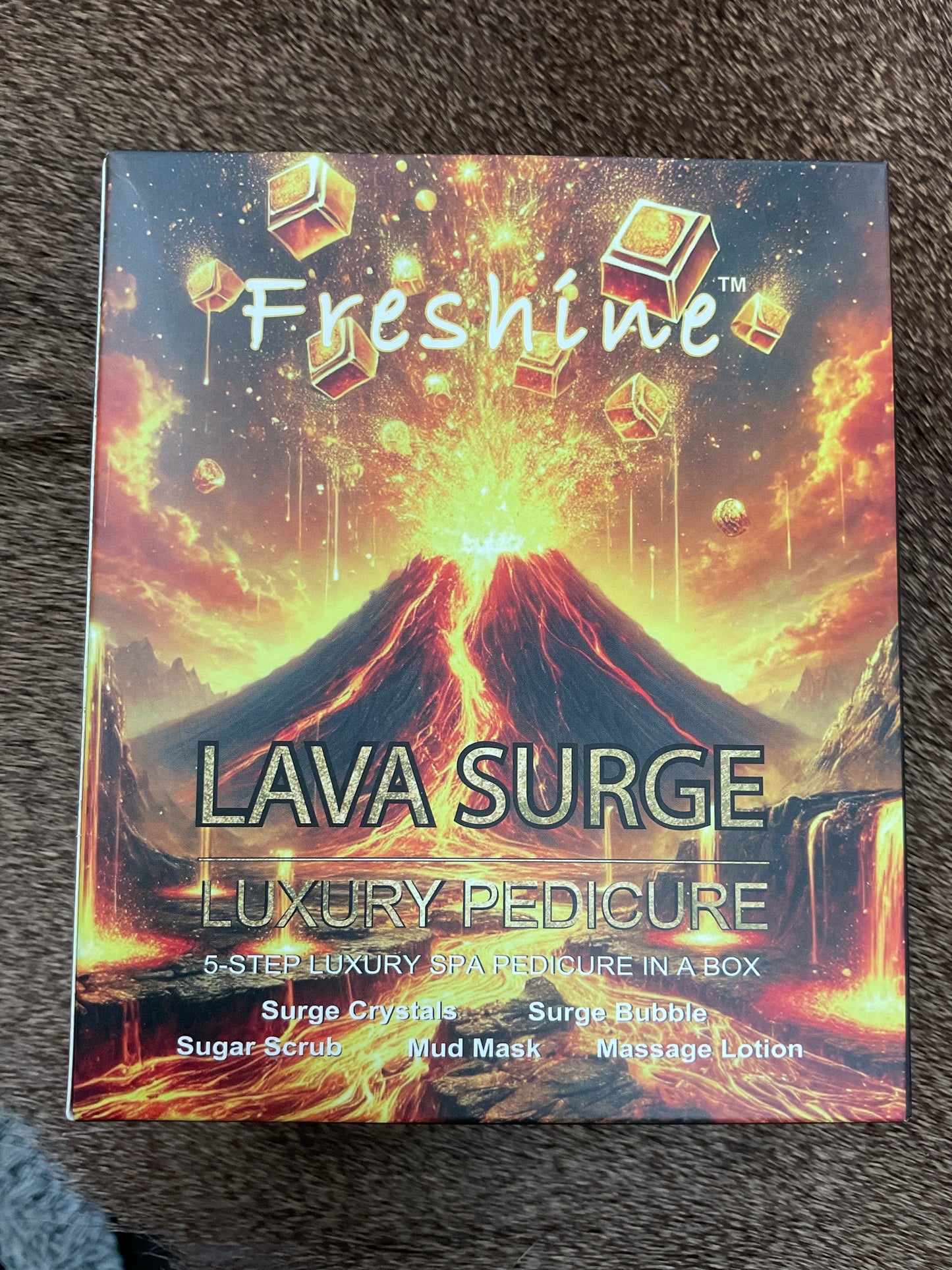 Freshine Lava Surge Pedicure Kit- Golden