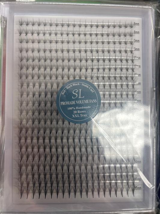Shanel Lash Promade Volume Eyelash Fans 9D Wispy 0.07 C Mix