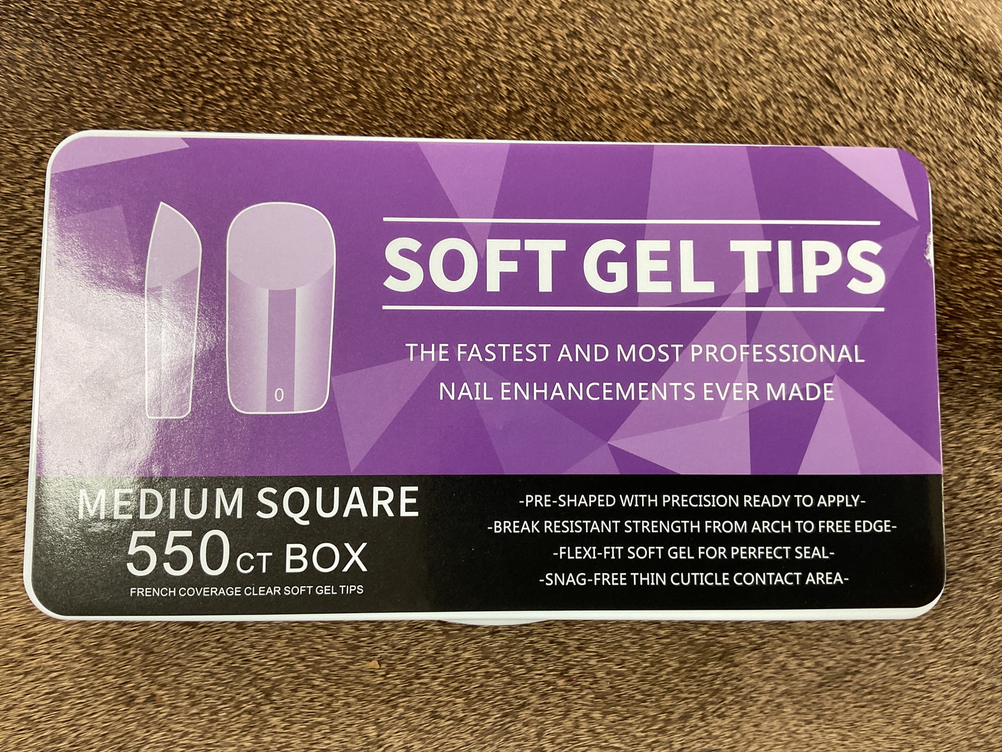 Medium Square Soft Gel Nail Tips