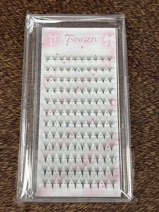 TSINGZZU Lash Extension Fans- Mix 10D  0.03CC