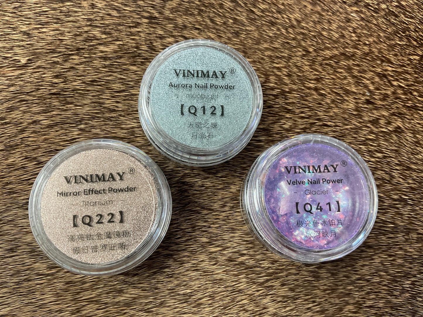 VINIMAY Chrome Powder- (Single) Aurora/Mirror Effect/Velvet